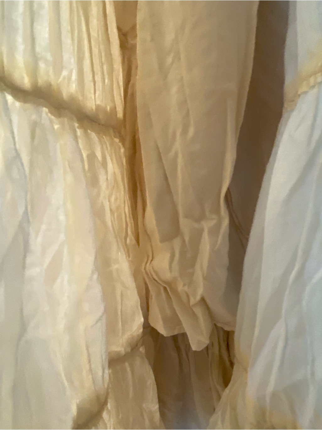 Nwt Innika Choo Rayleigh Grait Tiered Maxi Dress In Ivory Size 2/Medium — image 7 of 8